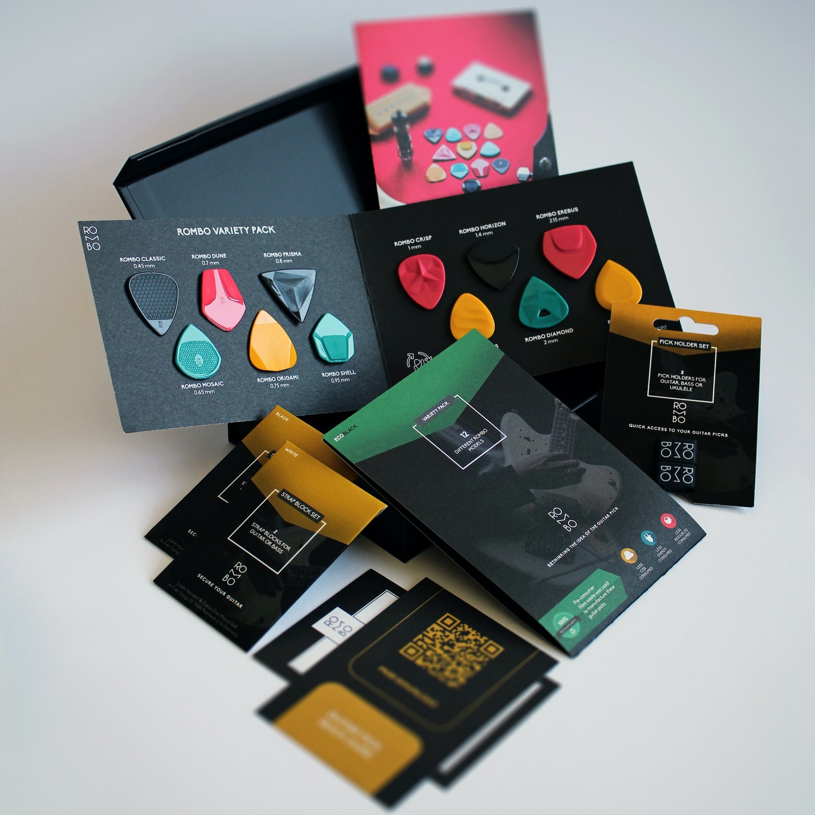 guitar-pick-variety-box-storage-plectrums-gift-different-thicknesses