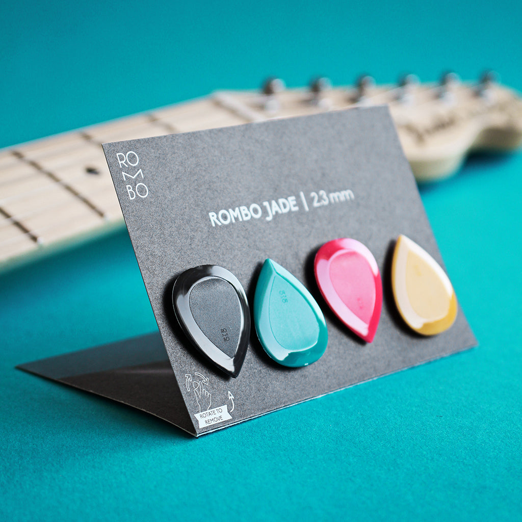 guitar-pick-set-rombopicks-jade-coloured