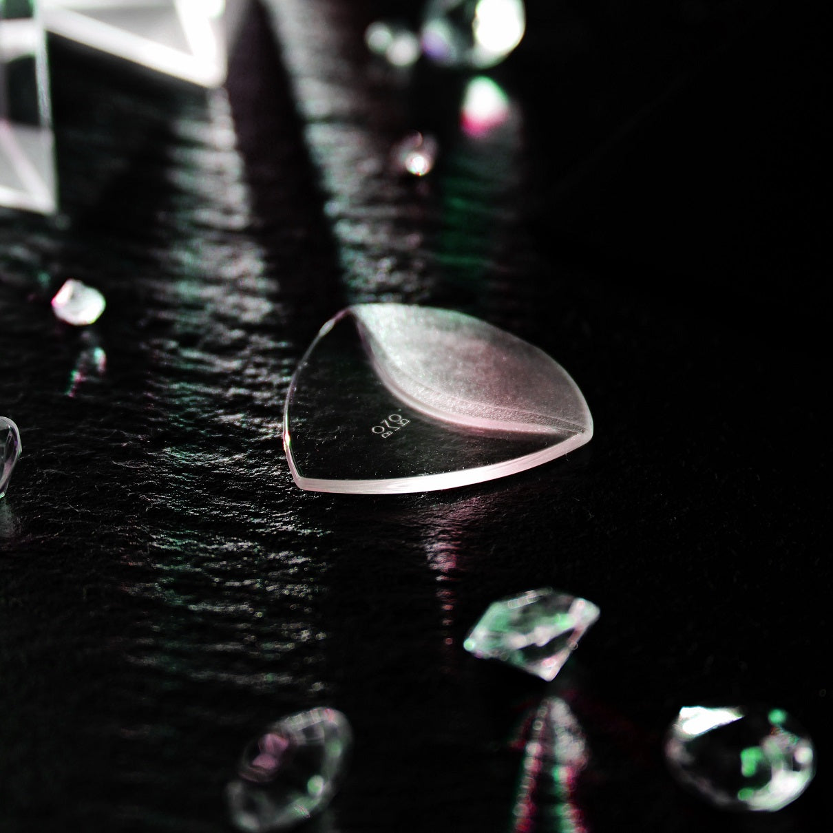 Guitar Pick Set Rombo Horizon CrystalBright (4 Guitar Picks) - 1.4 mm - ROMBO