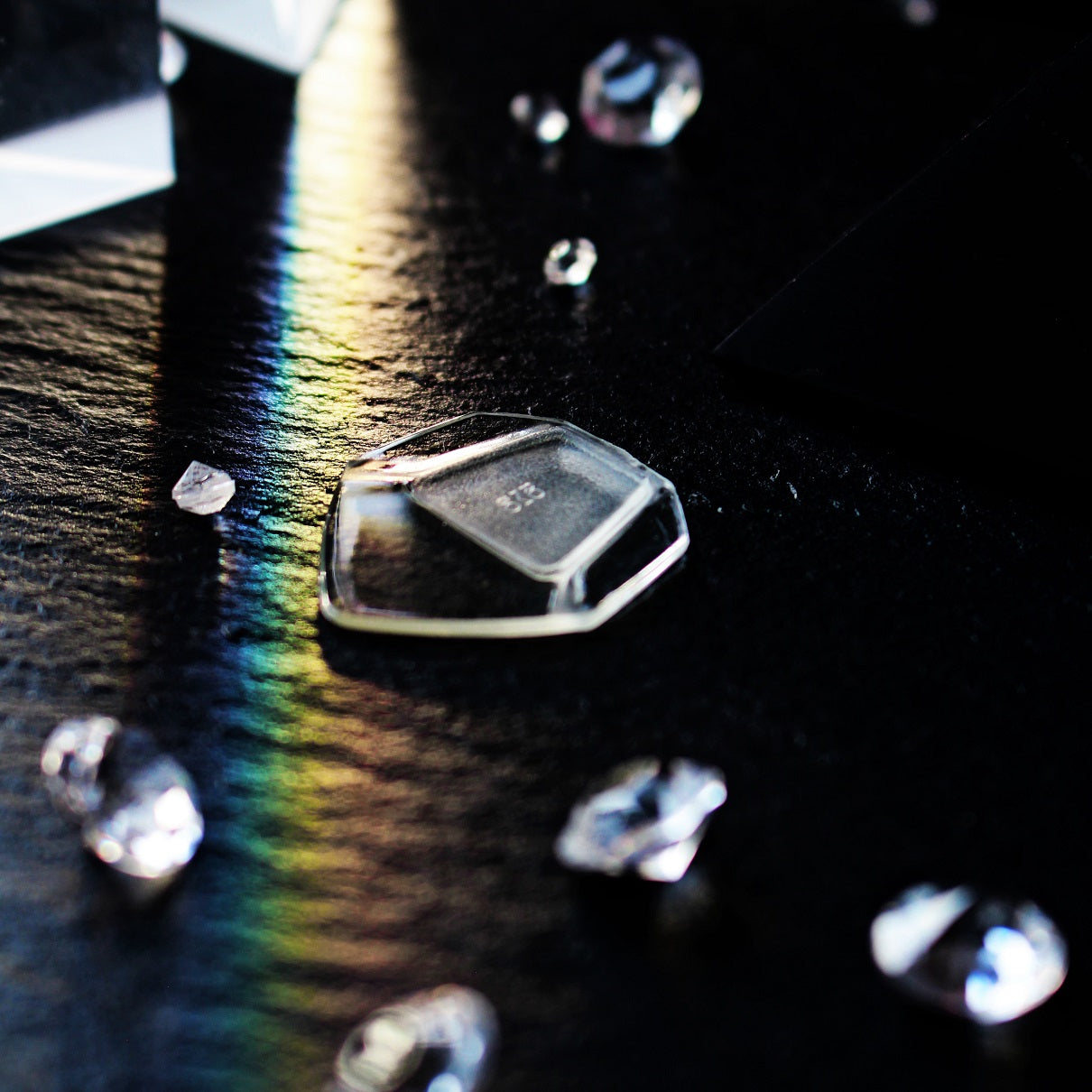 Guitar Pick Set Rombo Shell CrystalBright (4 Guitar Picks) - 0.95 mm - ROMBO