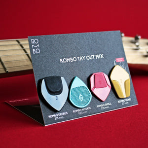 Guitar Picks Try out mix Rombo 2023 (4 Guitar Picks) - ROMBO