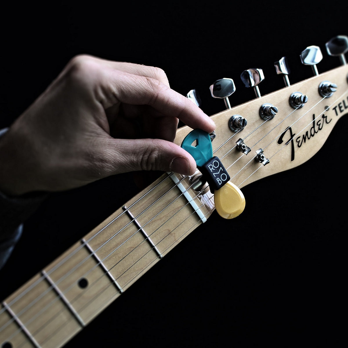 Guitar Pick Holder Rombo Set (2 Guitar Pick Holders) ROMBO