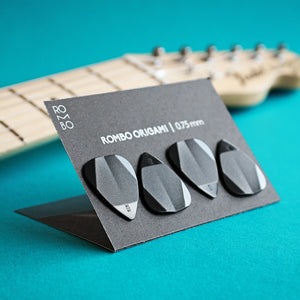 guitar pick set rombopicks origami black