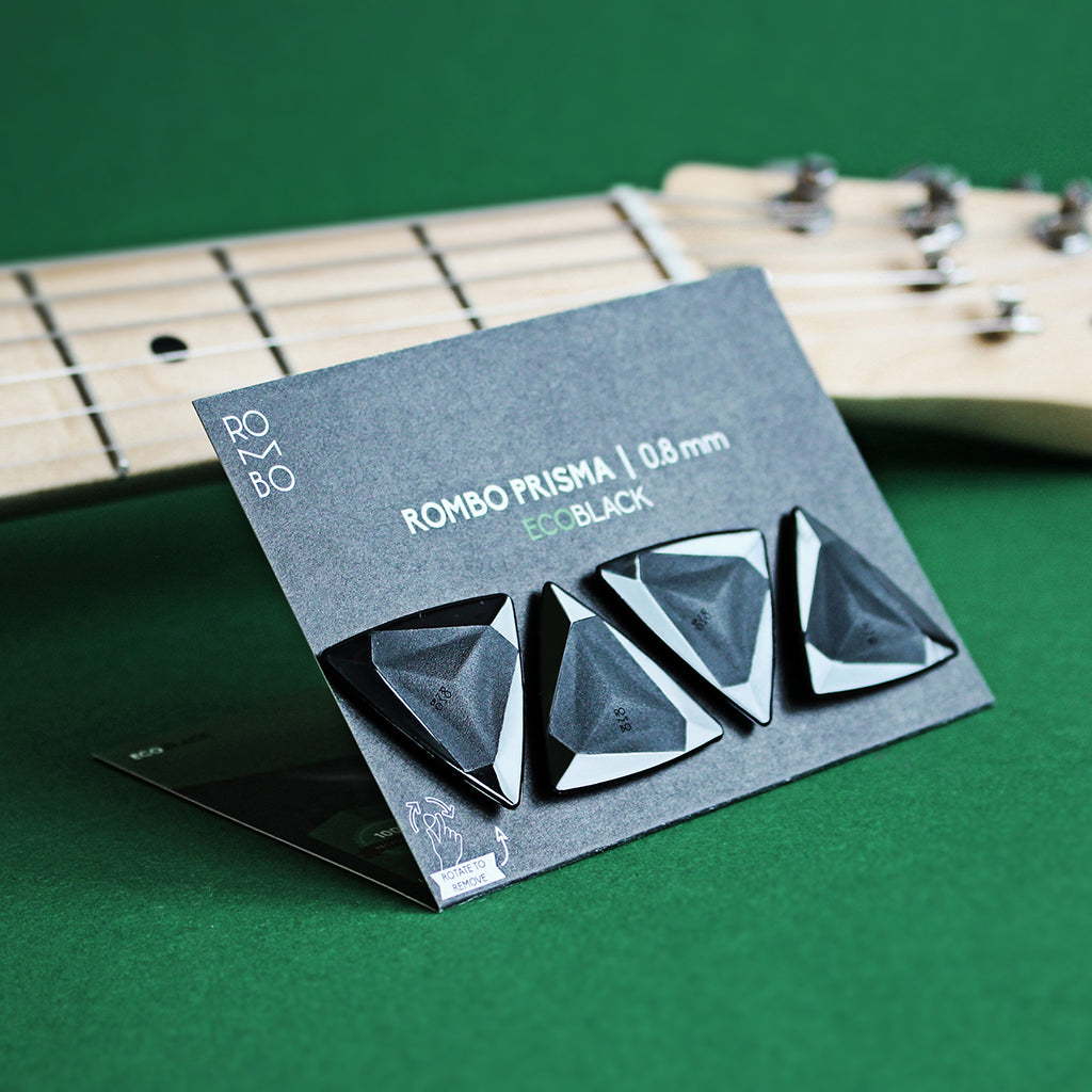 guitar-pick-set-rombopicks-prisma-eco-black-recycled-plastic